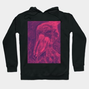 bill Shoe bird drawing Original style multicolor. Hoodie